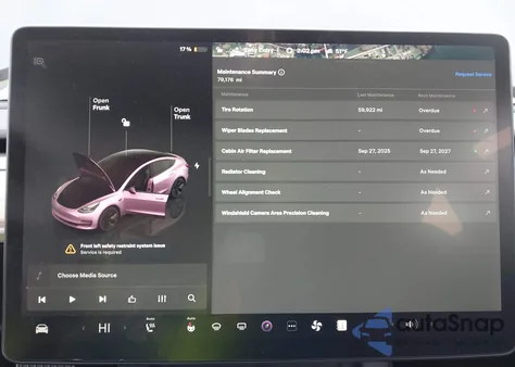 2022 Tesla Model 3 Long Range Dual Motor All-Wheel Drive z USA, uszkodzony, nr VIN 5YJ3E1EB1NF194058